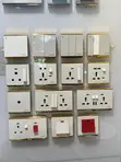 R3.8 White Gold Switches and Sockets - 2