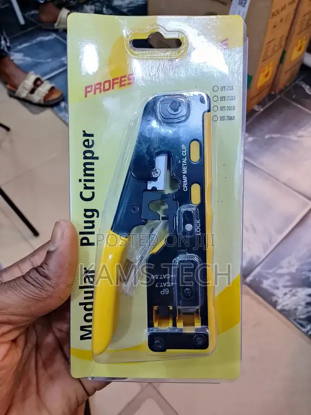 Modular Passthrough Crimping Tool with Extra Blade - 1