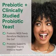 Probiotic Saccharomyces Boulardii + MOS, Gut Health, 90 Veggie Caps - 4