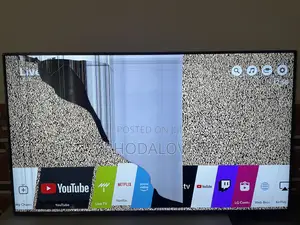 LG 65UK6700PVD 65 Inch TV for Parts - Cracked Screen