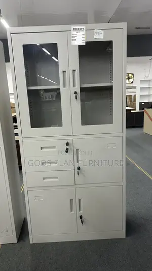 Office Cabinet / Locker with Glass Doors