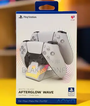 PS5 Afterglow Wave RGB Dual Controller Charger