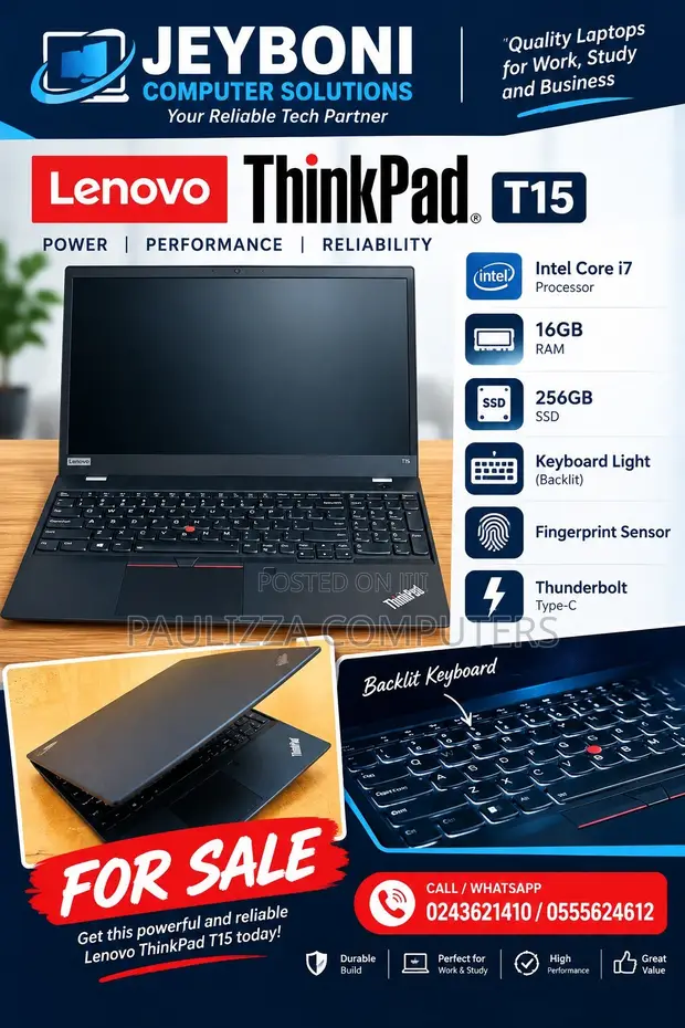 Lenovo ThinkPad T15 Gen 1 Laptop - 1