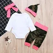 Baby Girls 2-Piece Set with 2 Headbands - 2