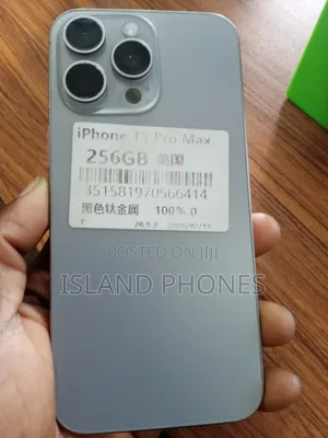 Apple iPhone 15 Pro Max 256GB Silver (UK Used)