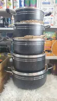 5-Piece Non-Stick Granite Cookware Set - 3