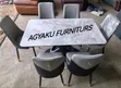 Royal Comfort Marble Dining Set - 2