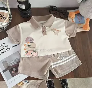 2 Piece Polo Shirt and Down Set for Boys