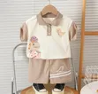 2 Piece Polo Shirt and Down Set for Boys - 3
