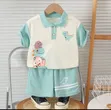 2 Piece Polo Shirt and Down Set for Boys - 4