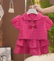 2-Piece Top and Skirt Set for Girls - 2