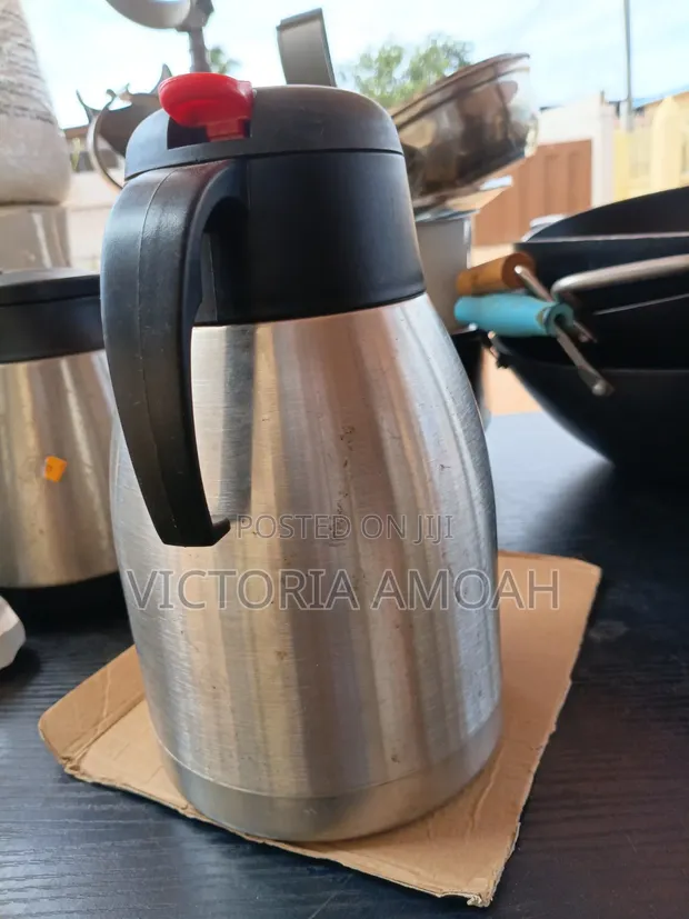 GE Steel Vacuum-Insulated Thermal Carafe - 1