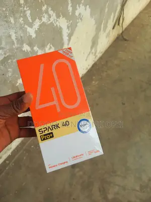 New Tecno Spark 40 Pro+ 256GB Black