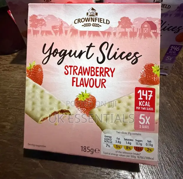 Crownfield Yoghurt Slices - Strawberry - 1