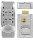 Mechanical Keyless Combination Keypad Rim Latch Door Lock Set - 4