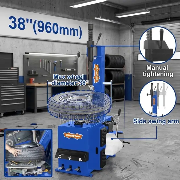 38” Semi-Automatic Car Tyre Changer (12-20” Inside Clamping) - 1
