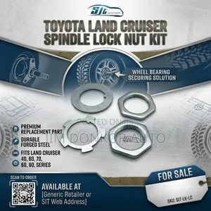 Toyota Landcruiser Front Wheel Bearing Lock Nut Kit