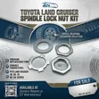 Toyota Landcruiser Front Wheel Bearing Lock Nut Kit - 1