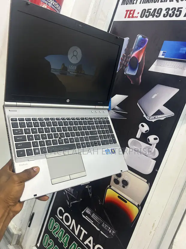 HP EliteBook 8560P Laptop - Intel Core i5, 8GB RAM, 500GB HDD - 1