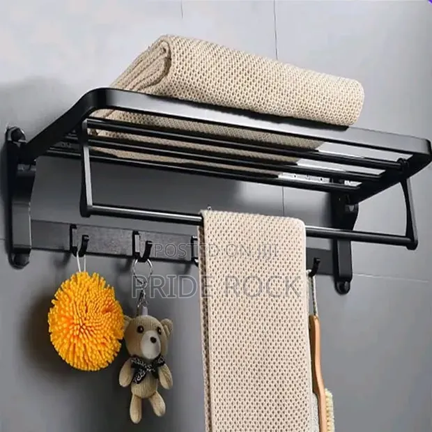 SCOTT Foldable Towel Rack - Brand New - 1
