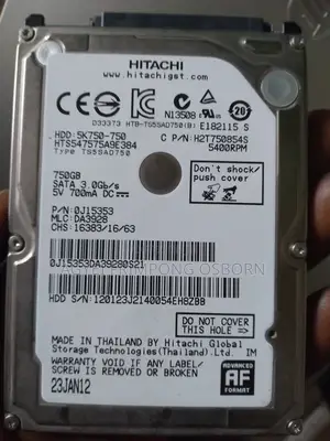 750GB Hitachi HDD - Used