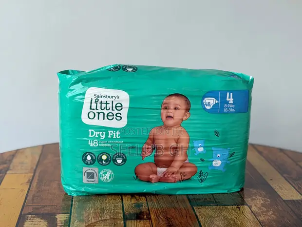 Sainsbury's Little Ones Dry Fit Nappies Size 4 - 48 Pack - 1