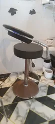 Used Barber Chair - Silver - 1