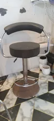 Used Barber Chair - Silver - 2