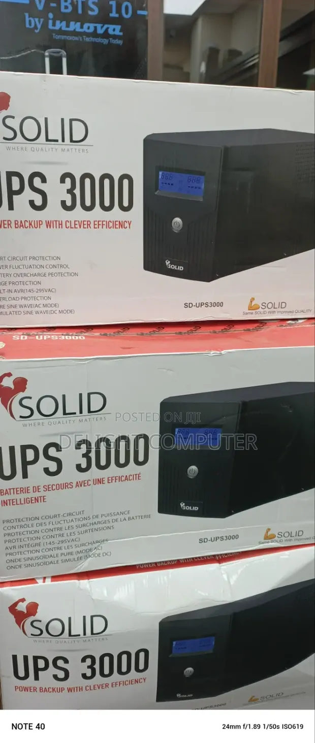 Solid 3kva Pure Sine Wave Line Interactive UPS - 1