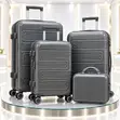 Unbreakable Silicon Body Luggage Set (4 Pieces) - 3