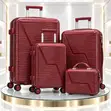 Unbreakable Silicon Body Luggage Set (4-Piece) - 1