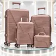 Unbreakable Silicon Body Luggage Set (4-Piece) - 2