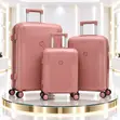 Peach Vibe Luggage Set - 3 Piece - 1