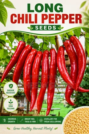 F1 Chilli Pepper Seeds (50 Grams)