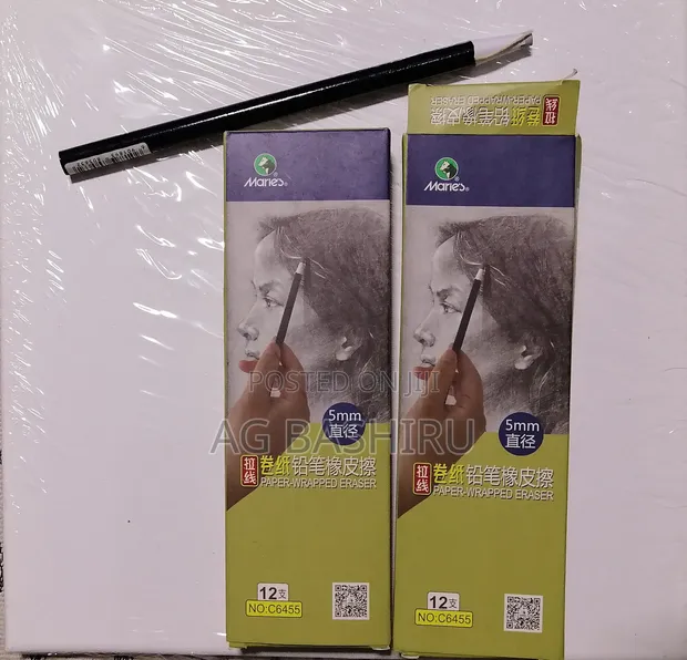 Maries Paper Wrapped Eraser - 1