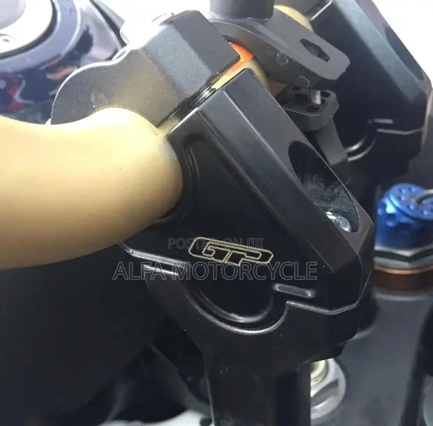 Handlebar Riser Black for Honda Africa Twin CRF1000L / CRF1100L - 1