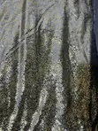 Sequins Fabric - Ash and Gold, 4 Yards - 2