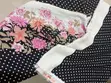 Polka Dot and Floral Chiffon Fabric - 4