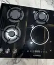 Kenwood 3 Gas 1 Electric Black Hob - 1