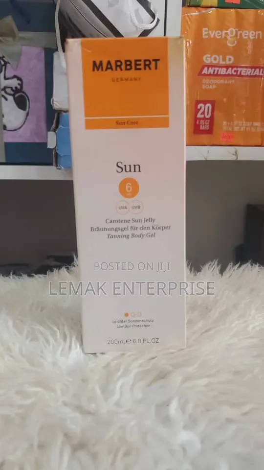Marbert Carotene Sun SPF 6 Body Gel (200ml) - From Germany - 1