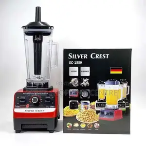 Silver Crest 2-in-1 Blender (Red)