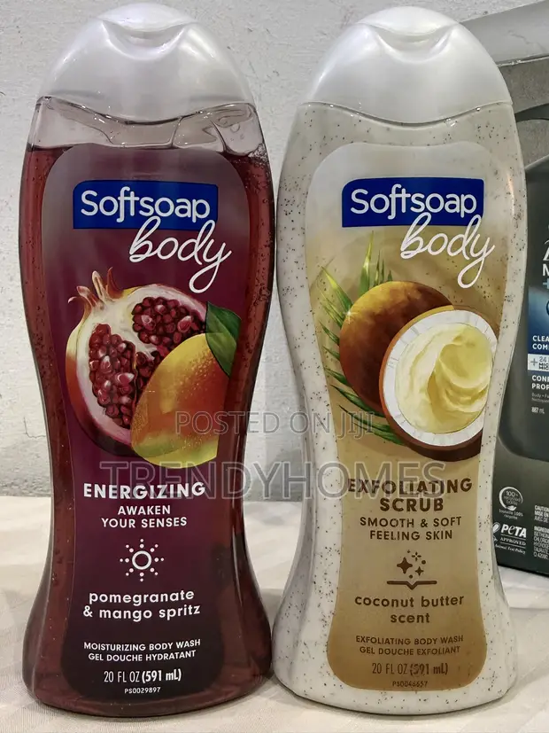 Softsoap Body Scrub and Shower Gel - Coconut Scent - 1