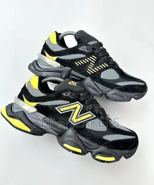 New Balance 9060 Black Yellow Sneakers