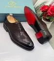 Steve Riots Brown Corporate Lace-Up Shoes - 3