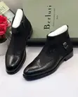 Berluti Black Leather & Suede Men's Dress Boots - 2