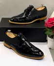 Billionaire Men's Formal Dress Shoes - Black Leather Oxfords - 3