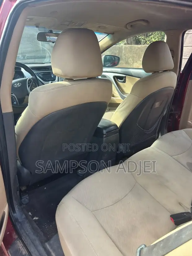 Hyundai Elantra 2013 Red - 1