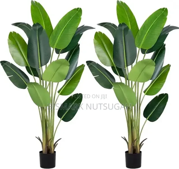 Artificial Bird of Paradise Plant - Faux Banana Tree - 1
