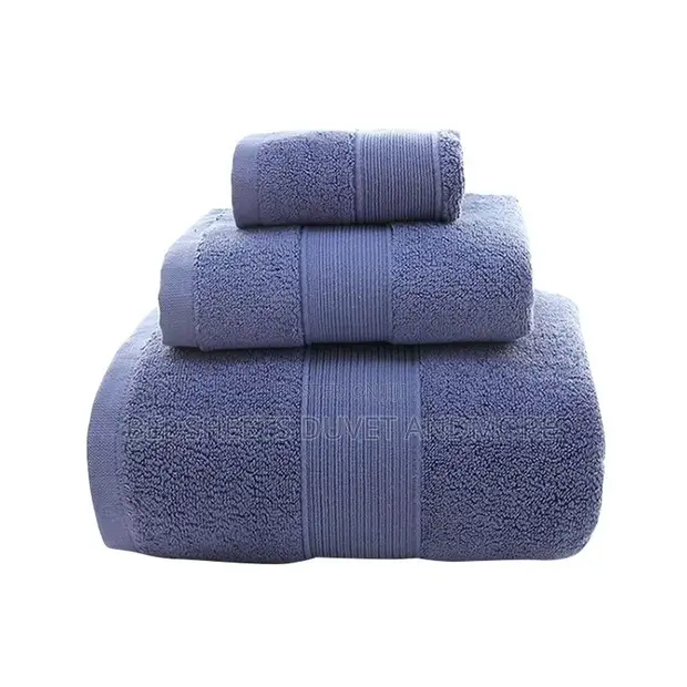 BDM Home Decor Quality Blue Towel Set - 1