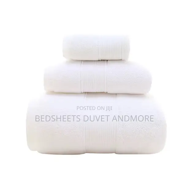 BDM Home Decor White Towel Set - 1